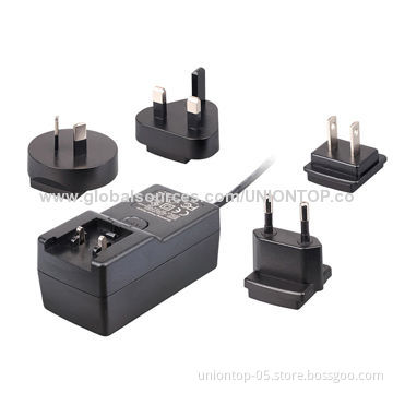 Output 12V/1A power adapter for LED light with UL, CB, PSE, CE certifications